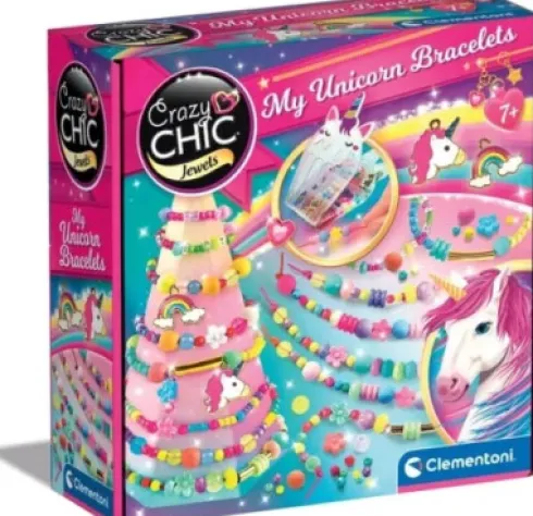 Clementoni - Crazy Chic - Jewels - My Unicorn Bracelets - DIY Armbånd