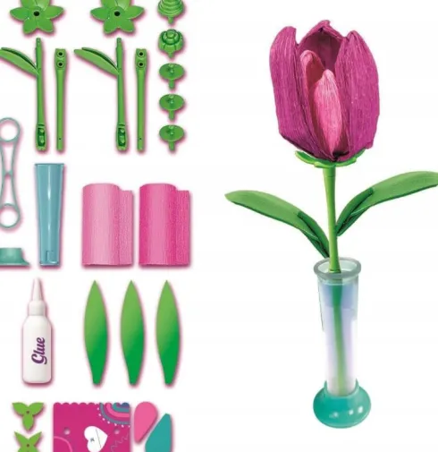 Clementoni - Idea - Create Your Flowers - DIY Blomster - Tulipan