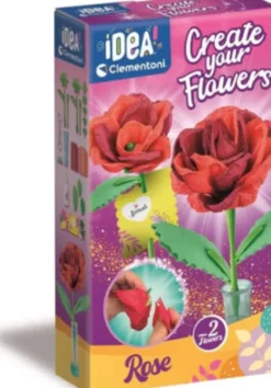 Clementoni - Idea - Create Your Flowers - DIY Blomster - Rose