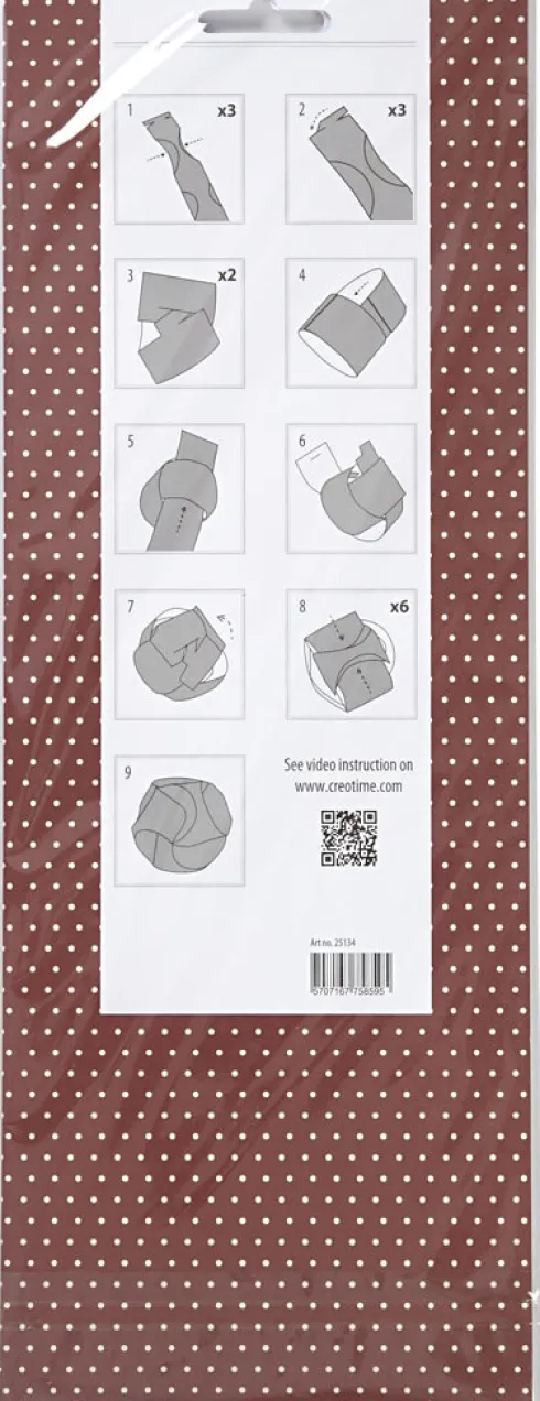 Click Ornamenter - Ø 9 CM - Str. 5,5X28,4 CM - 9 Sæt
