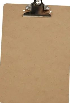 Clipboard/Tegneunderlag - A5 - Str. 19X27X0,3 CM - Sølv - 1 Stk