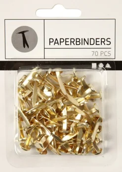 Clips - L 20 MM - Guld - 70 Stk