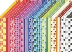 Color Bar Rivepapir - A4 - 210X297 MM - 100 G - 16 Assorterede Ark