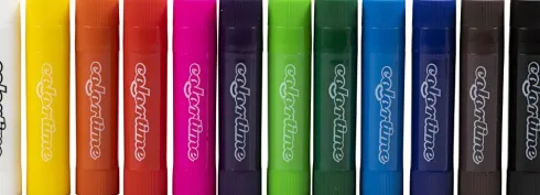 Colortime - Soft Color Stick - Farvekridt - Flere Farver - 12 Stk