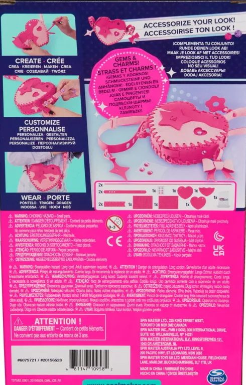 Cool Maker - Lyserødt Hjerte Pungesæt