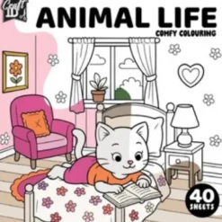 Cosy Malebog 20 X 20 CM - 40 Sider Animal