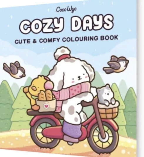 Cozy Days: Cute & Comfy Colouring Book