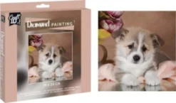 Craft Id - Diamond Painting - Hund - 20X20 CM