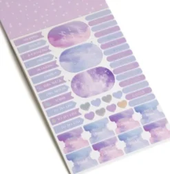 Craft Id - Journaling Designpapir Blok - A5 - 24 Ark - Lilla