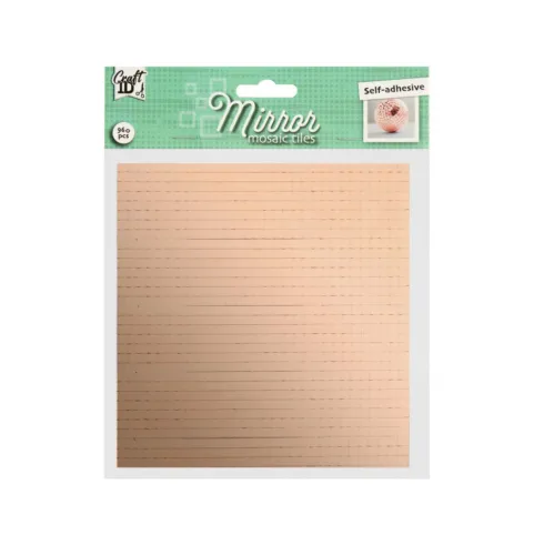 Craft Id - Selvklæbende Spejlmosaik Fliser - 960 Stk. - Assorteret