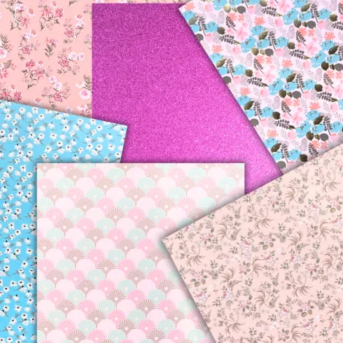 Craft Id - Vintage Designpapir I Blok - A4 - 250 G - 24 Ark