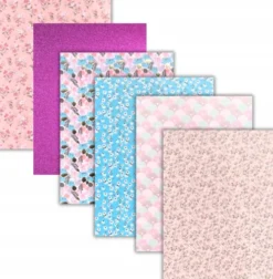 Craft Id - Vintage Designpapir I Blok - A4 - 250 G - 24 Ark