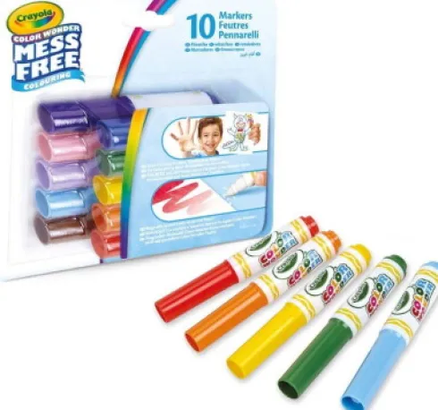 Crayola - Color Wonder Klassisk Mini 10 Stk