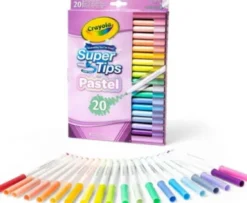 Crayola - Supertips Pastel Vask Tuscher 20 Stk