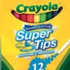 Crayola - Supertips Vaskbare Tuscher 12 Stk