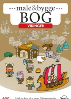 Creazoo Male Og Byggebog A4 Vikinger