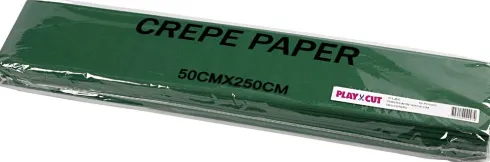 Crepepapir - Ark 50X250 CM - Grøn - 10 Læg