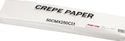 Crepepapir - Ark 50X250 CM - Hvid - 10 Læg