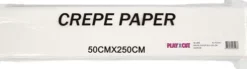 Crepepapir - Ark 50X250 CM - Hvid - 10 Læg
