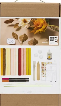 Crepepapir - Blomster DIY Kit - Avanceret