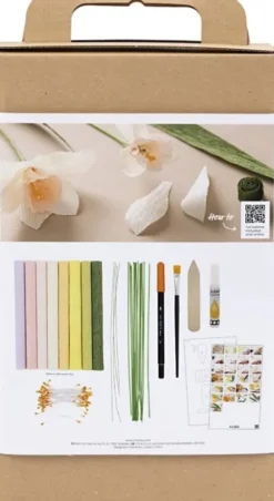 Crepepapir - Blomster DIY Kit - Avanceret