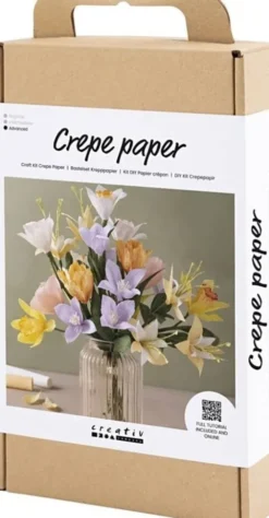 Crepepapir - Blomster DIY Kit - Avanceret