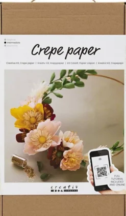 Crepepapir Blomster DIY Kit - Intermediate