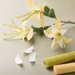 Crepepapir Til DIY Blomster - 8 Farver