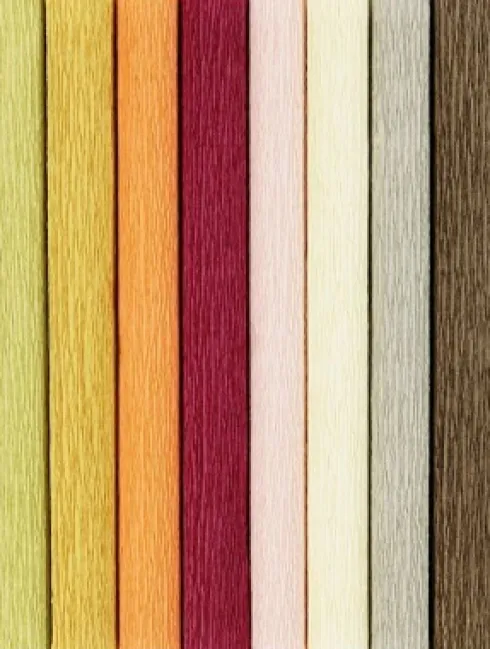 Crepepapir Til DIY Blomster - 8 Farver