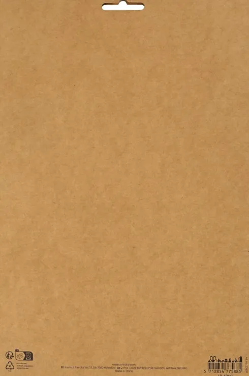 Crepepapir - 25X60 CM - Stræk/Crepe 180% - 105 G - Blå/Grøn Harmoni
