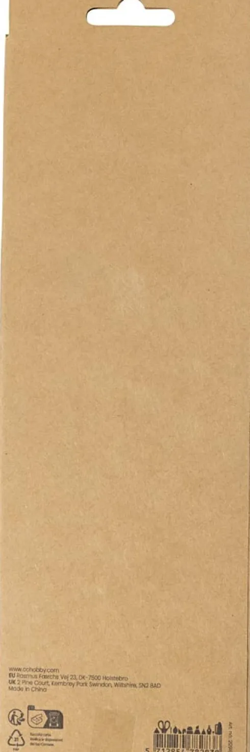 Crepepapir - 25X60 CM - Stræk/Crepe 180% - 105 G - Lys Grøn - 4Ark