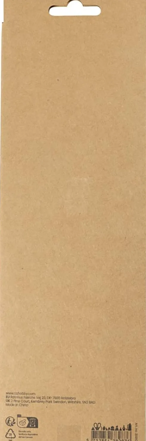 Crepepapir - 25X60 CM - Stræk/Crepe 180% - 105 G - Soft Rosa - 4Ark
