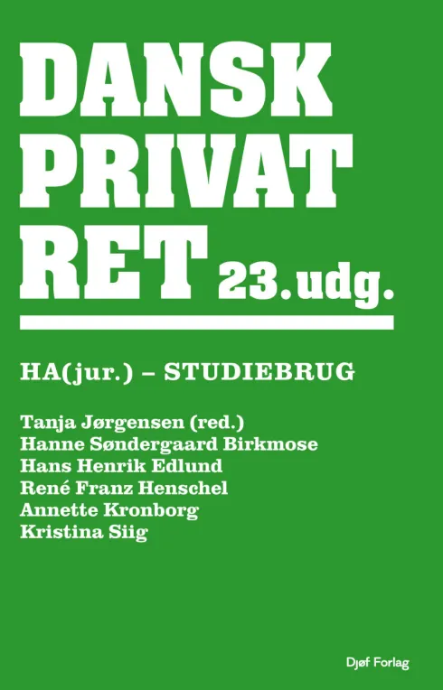 Dansk Privatret Ha Jur. - 23. Udgave