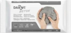 Darwi Beton Modellermasse 1000G Grå - Cernit