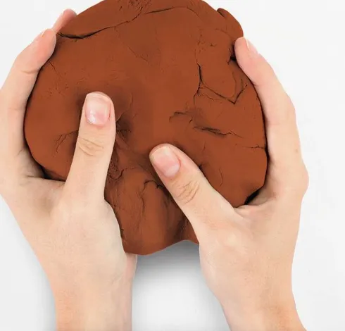 Darwi - Ler - Selvhærdende - 1000 G - Terracotta
