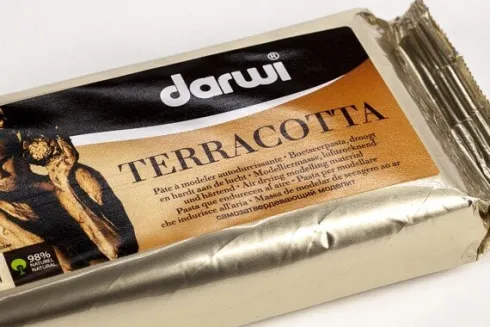 Darwi - Ler - Selvhærdende - 1000 G - Terracotta