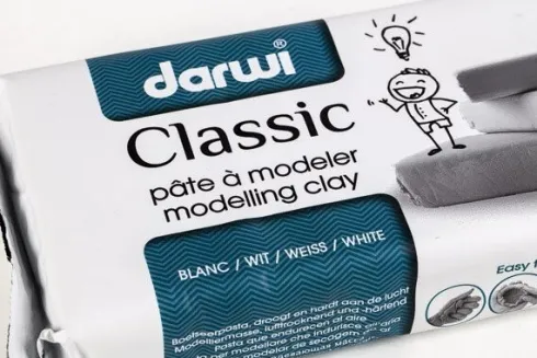 Darwi - Ler - Selvhærdende - Hvid 1000 G