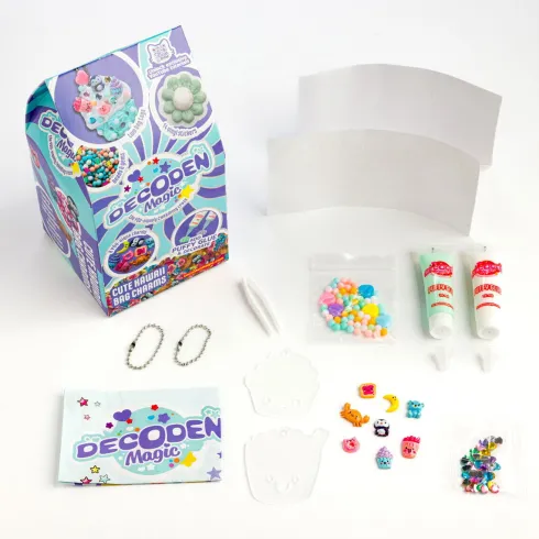 Decoden Magic - Cute Hawaii Bag Charms - DIY Charms Til Børn