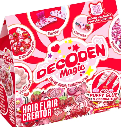 Decoden Magic - Hair Flair Creator - DIY Hårpynt Sæt Til Børn