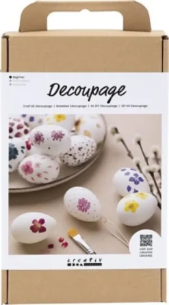 Decoupage DIY Kit Til Begyndere