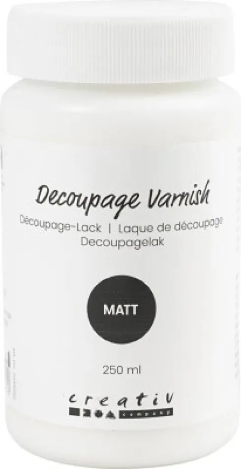 Decoupagelak - Mat - 250 ML