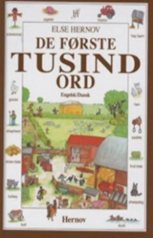 De Første Tusind Ord - Engelsk/Dansk