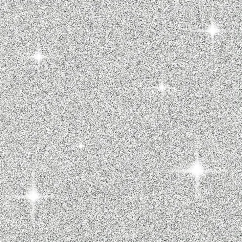 Designpapir - Glimmer - 30,5X30,5 CM - 120+128 G - Sølv - 2 Ark