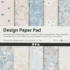 Designpapir I Blok - 15,2X15,2 CM - 120 G - Rosa - 50 Ark