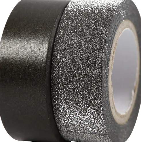 Designtape - B 15 MM - Sort - 2 Ruller