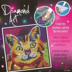 Diamond Art - Kat - 20 X 20 CM