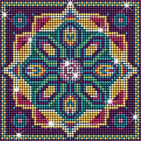 Diamond Art - Mandala - 20 X 20 CM