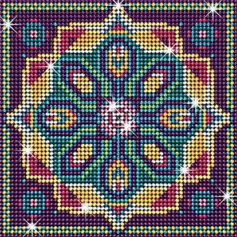 Diamond Art - Mandala - 20 X 20 CM