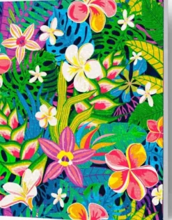 Diamond Art Painting Kit På Lærred - 30X40 CM - Sommer - Splat