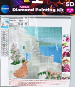 Diamond Painting Kit - 5D - 20X20 CM - Kreta